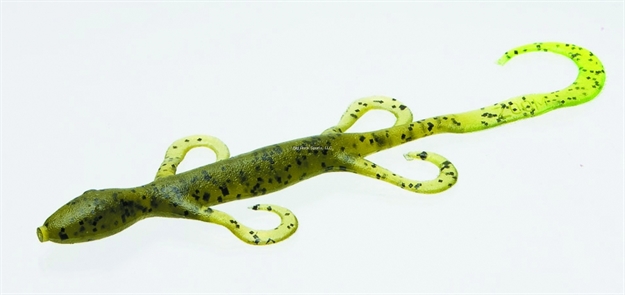 Picture of Zoom Bait Lizard, 6", 9Pk, Watermelon Chartreuse,