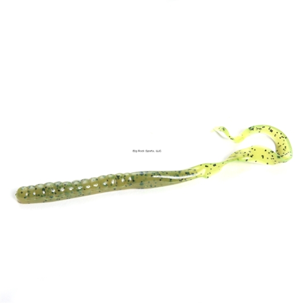 Picture of Zoom Bait Mag II Ribbon Tail Worm, 9", 20Pk, Chartreuse Pumpkin