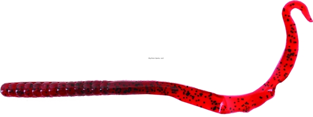 Picture of Zoom Bait Mag II Ribbon Tail Worm, 9", 20Pk, Cherry Seed
