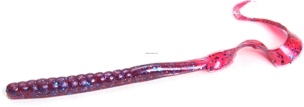 Picture of Zoom Bait Mag II Ribbon Tail Worm, 9", 20Pk, Plum Crazy