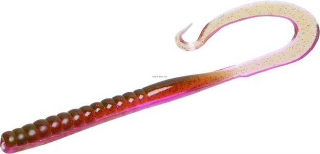 Picture of Zoom Bait Mag II Ribbon Tail Worm, 9", 20Pk, Raspberry Shad