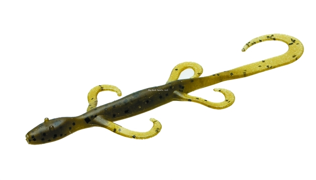 Picture of Zoom Bait Mini Lizard , 4", 15Pk, Green Pumpkin