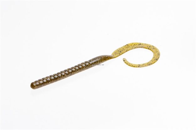 Picture of Zoom Bait Ol' Monster Worm, 10 1/2", 9Pk, Green Pumpkin Magic