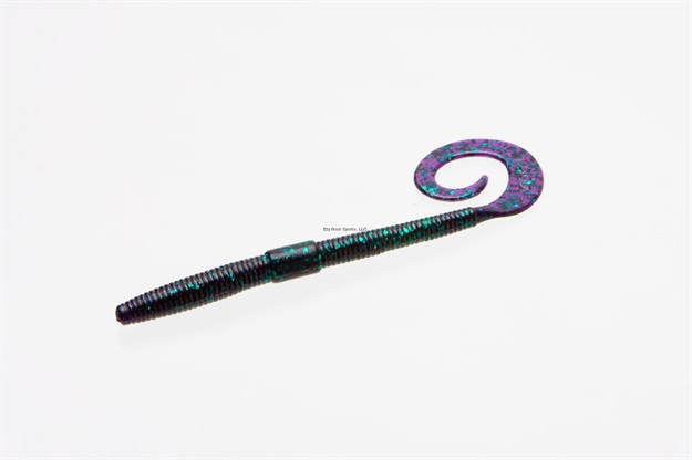 Picture of Zoom Bait Shakey Tail Finesse Worm, 6", 20Pk, Junebug