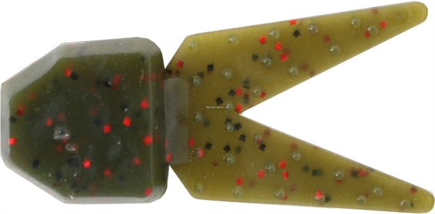 Picture of Zoom Bait Small Salty Chunk Trailer, 2 1/2", 5Pk, Avocado