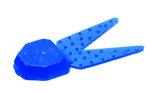 Picture of Zoom Bait Small Salty Chunk Trailer, 2 1/2", 5Pk, Flippin Blue