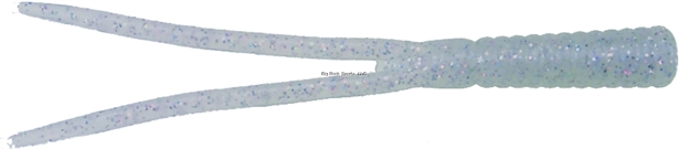 Picture of Zoom Bait Split Tail Trailer , 4", 20Pk, Silver-Rainbow