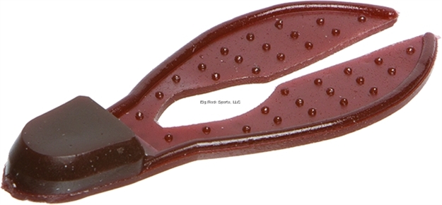 Picture of Zoom Bait Super Chunk Jig Trailer, 3 1/2", 5Pk, Brown