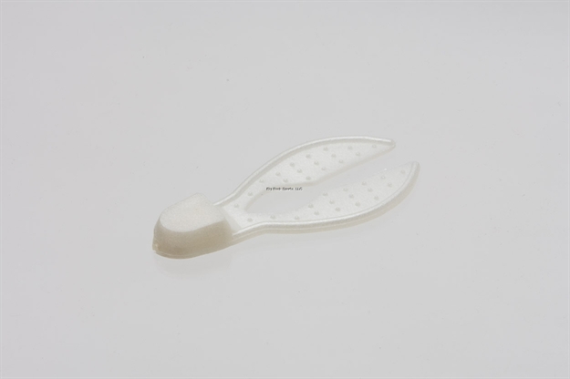 Picture of Zoom Bait Super Chunk Jig Trailer, 3 1/2", 5Pk, White Pearl