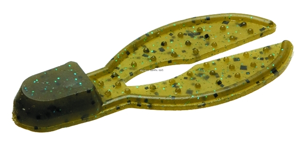 Picture of Zoom Bait Super Chunk Jr., 2", 6Pk, Green Pumpkin Blue