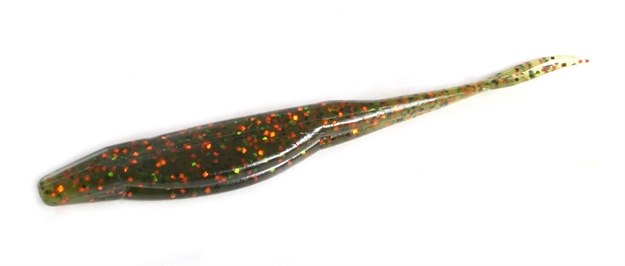 Picture of Zoom Bait Super Fluke , 5 1/4", 10Pk, Watermelon Green Orange
