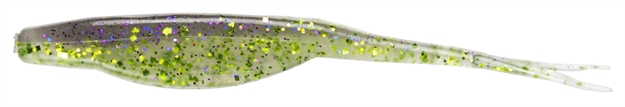 Picture of Zoom Bait Super Fluke Jr, 4", 10Pk, Electric Shiner