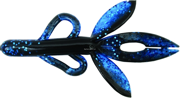 Picture of Zoom Bait Super Hog, 4", 10Pk, Black Sapphire