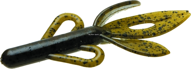 Picture of Zoom Bait Super Hog, 4", 10Pk, Green Pumpkin