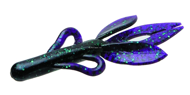 Picture of Zoom Bait Super Hog, 4", 10Pk, Junebug