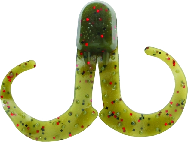 Picture of Zoom Bait Swimmin' Chunk, 3", 10Pk, Avocado