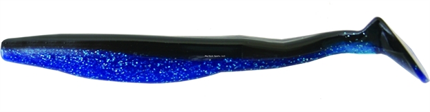 Picture of Zoom Bait Swimmin' Super Fluke , 5", 5Pk, Black Blue Silver