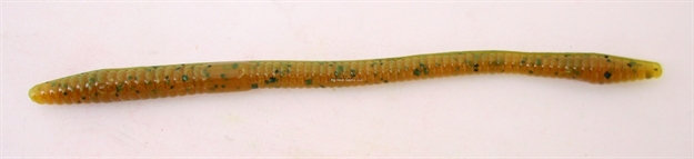 Picture of Zoom Bait Trick Worm , 6 1/2", 20Pk, Chartreuse Pumpkin
