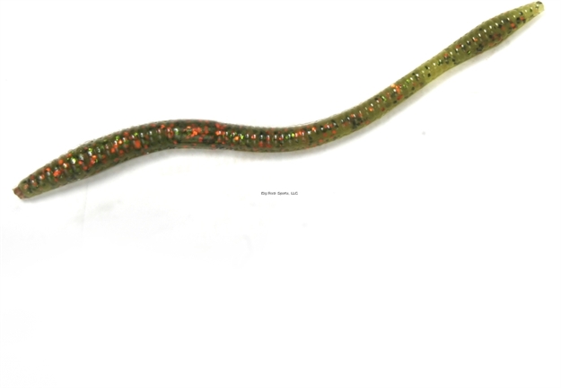 Picture of Zoom Bait Trick Worm , 6 1/2", 20Pk, Watermelon Green Orange