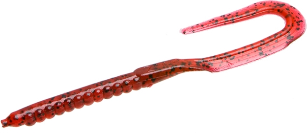 Picture of Zoom Bait U-Tale Worm, 6 3/4",  20Pk, Cherry Seed