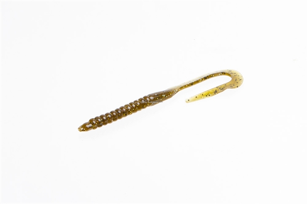 Picture of Zoom Bait U-Tale Worm, 6 3/4",  20Pk, Green Pumpkin Magic