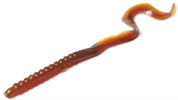 Picture of Zoom Bait U-Tale Worm, 6 3/4",  20Pk, Motor Oil
