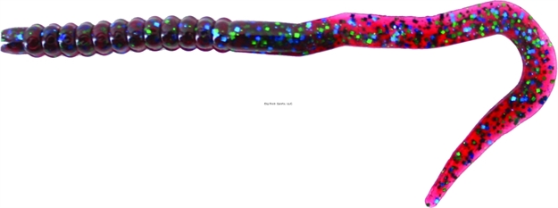 Picture of Zoom Bait U-Tale Worm, 6 3/4",  20Pk, Plum Apple