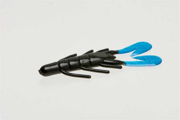 Picture of Zoom Bait Ultra-Vibe Speed Craw, 3 1/2", 12Pk, Black Blue Claw