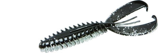 Picture of Zoom Bait Z-Craw, 5", 6Pk, Black Flash