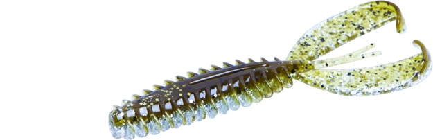 Picture of Zoom Bait Z-Craw, 5", 6Pk, Green Pumpkin Flash