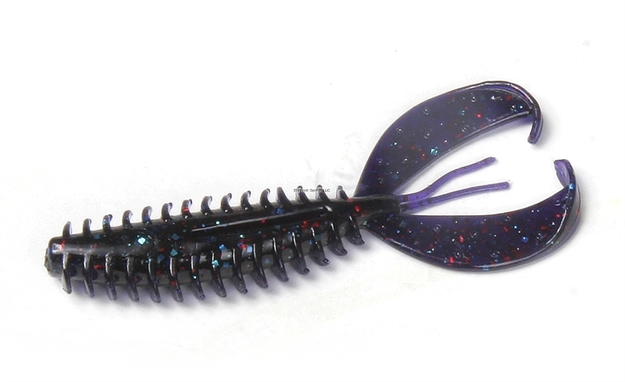 Picture of Zoom Bait Z-Craw Jr, 3 1/2", 8Pk Junebug Red