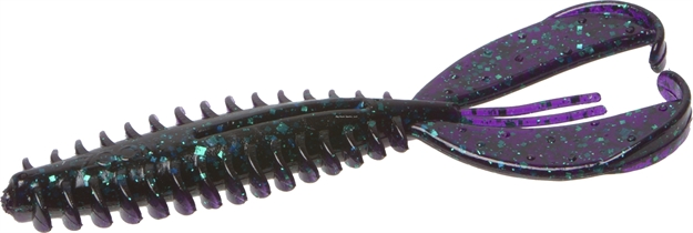 Picture of Zoom Bait Z-Craw Jr, 3 1/2", 8Pk, Junebug