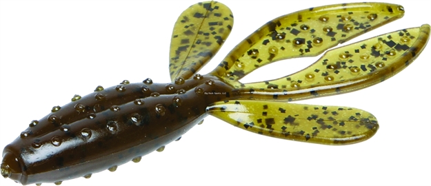 Picture of Zoom Bait Z-Hog Jr, 3 1/2", 10Pk, Green Pumpkin