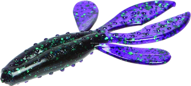 Picture of Zoom Bait Z-Hog Jr, 3 1/2", 10Pk, Junebug