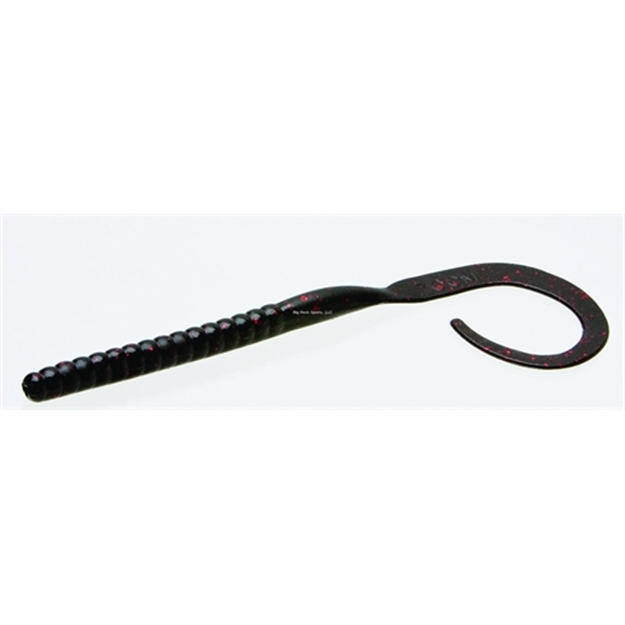 Picture of Zoom Bait Ol' Monster Worm, 10 1/2", 9Pk, Black & Red Glitter