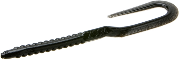 Picture of Zoom Bait U-Tale Worm, 6 3/4",  20Pk, Black 751981001387