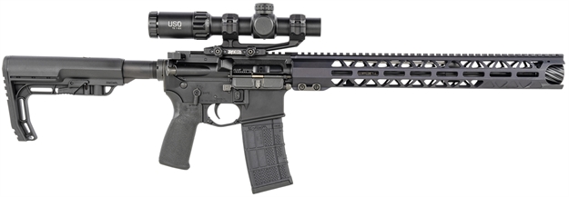 Picture of  Zro Delta 223Wyrr0001 Range Ready  223 Wylde 30+1 16" Barrel, Black Metal Finish, Black 6 Position Stock, Black Polymer Grip, Includes US Optics Ts-8X Rbr Scope 811069029648