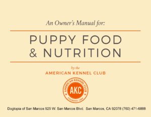 Puppy Owners Manual