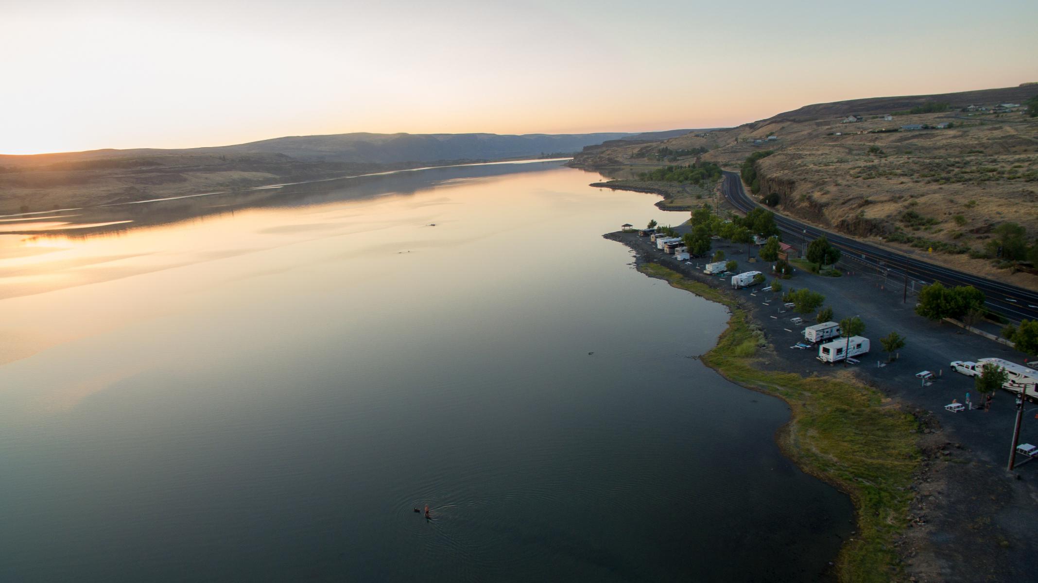 Soap Lake WA Drone Photography