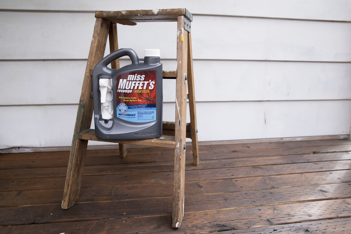 Spider repellent spray bottle