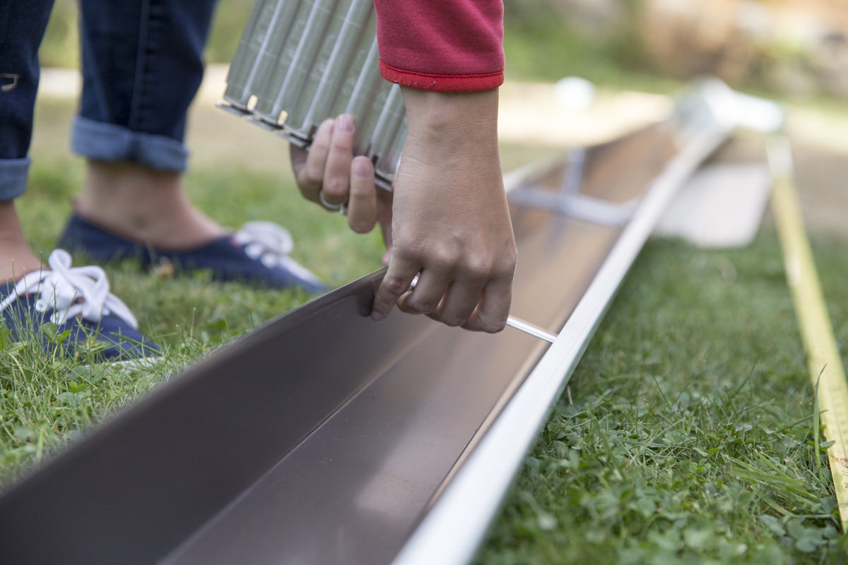 How to Install a Gutter for a Patio Dry Space