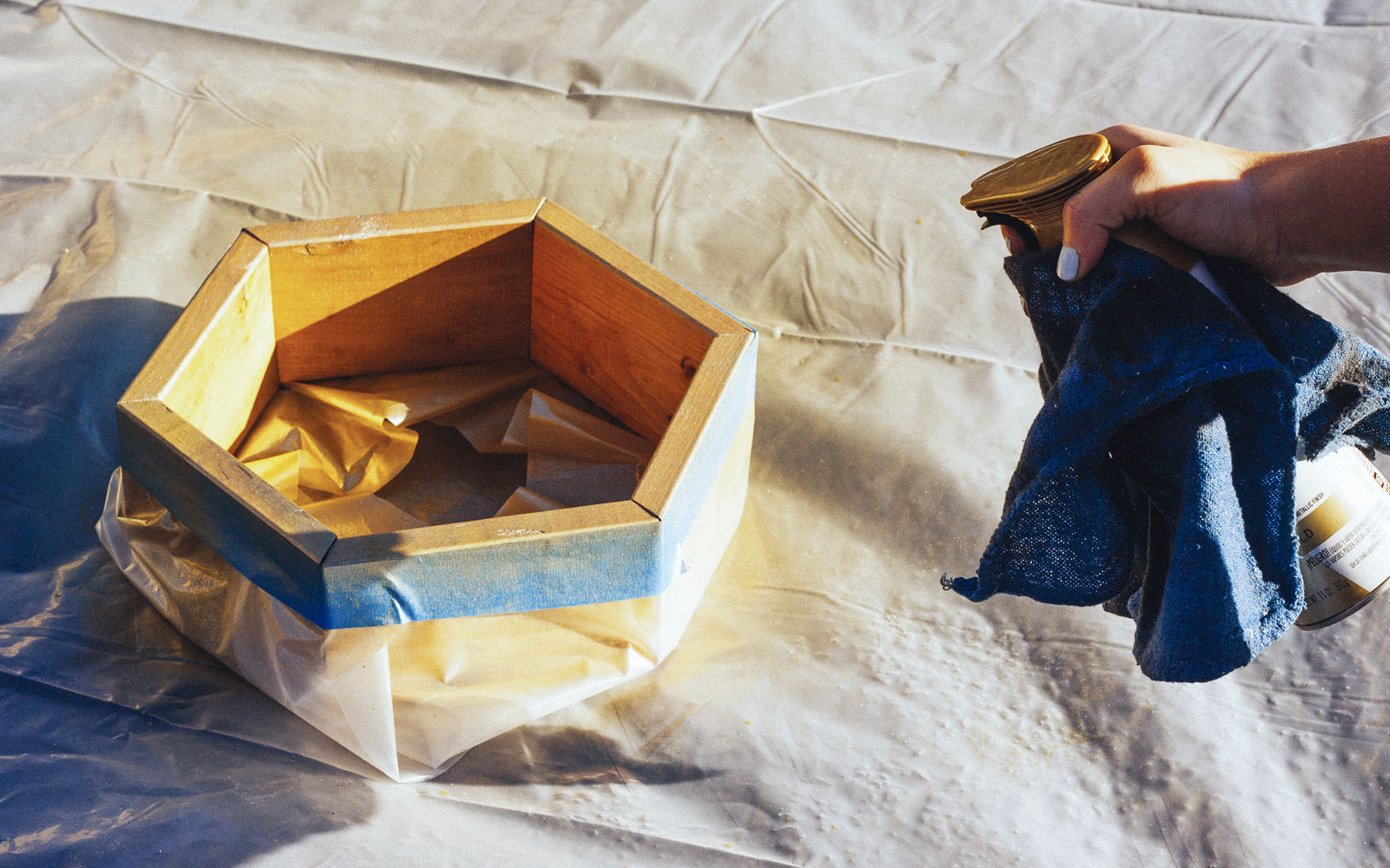 Hexagon Shelves DIY How To Make & Hang A Hexagon Shelf