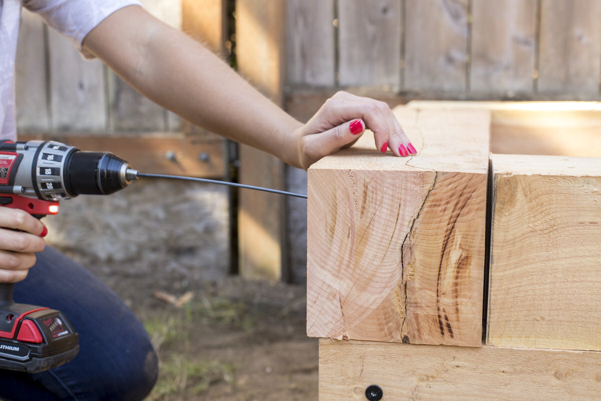 cedar juniper or pressure treated wood for building a raised bed at Seattle garden show cedar juniper or pressure treated wood for building a raised bed at Seattle garden show