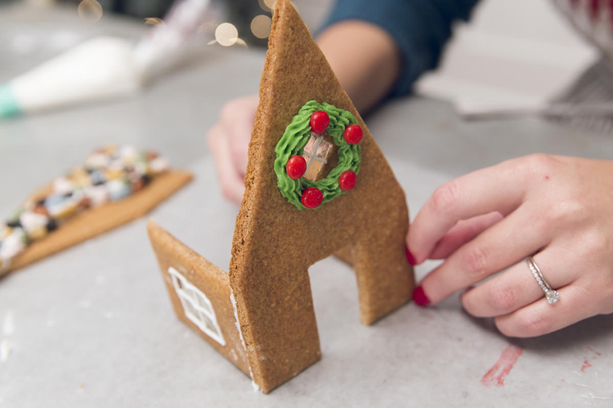 building gingerbread house building gingerbread house