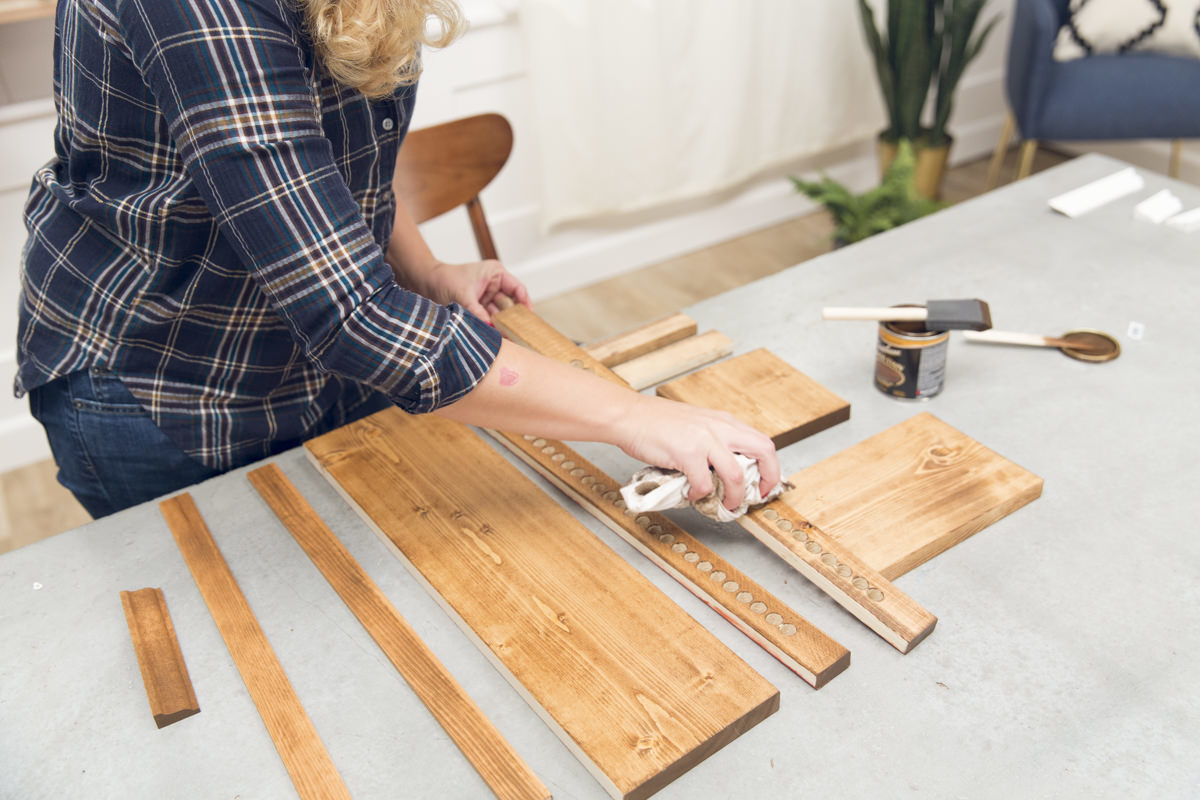 wood stained for diy project wood stained for diy project