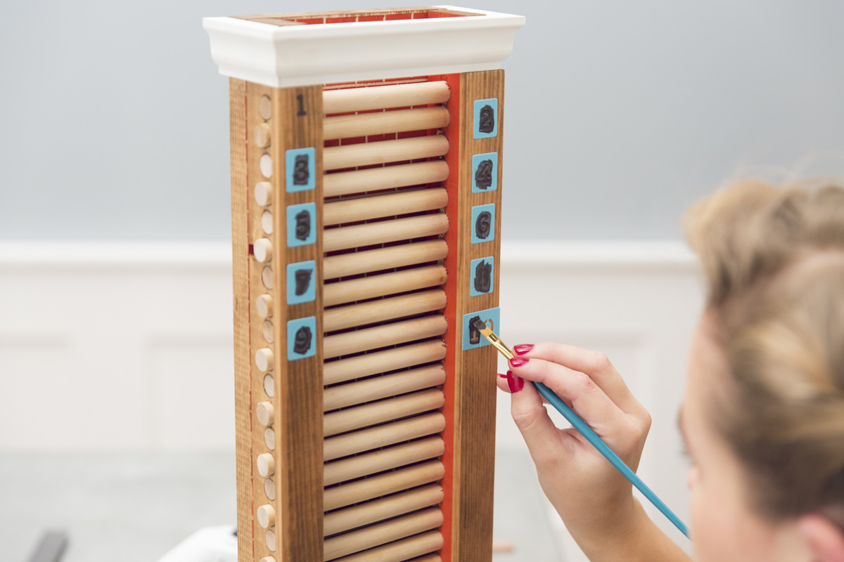 painting stencils on diy advent calendar painting stencils on diy advent calendar