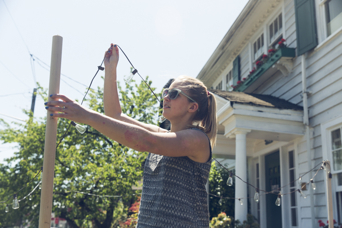 How to Add String Lights to Your Yard DIY String Lights Dunn DIY
