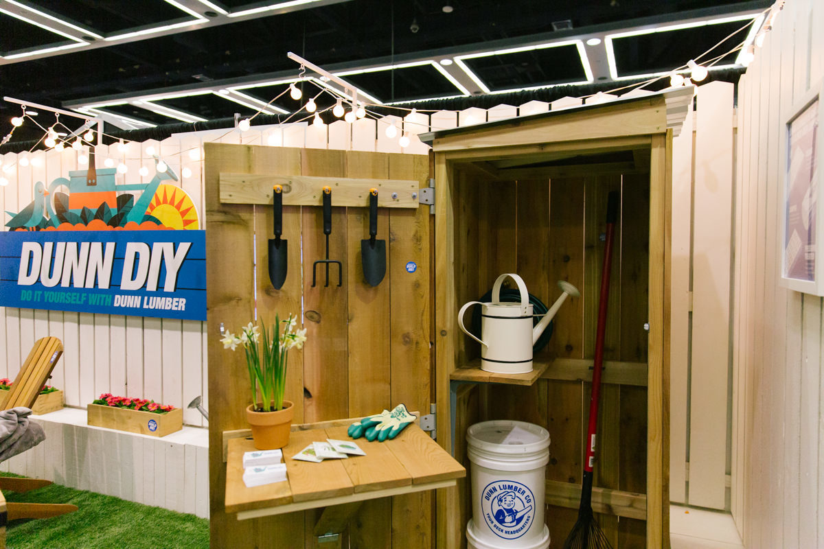 Dunn DIY home show booth Dunn DIY home show booth