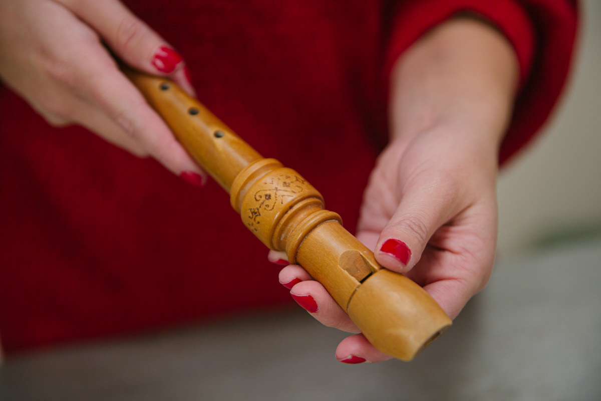 Take the design from a wooden recorder Take the design from a wooden recorder