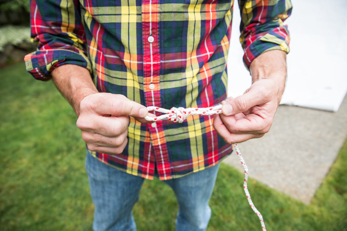 tying tarp rope